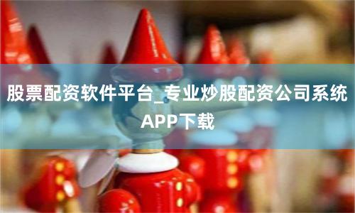 股票配资软件平台_专业炒股配资公司系统APP下载
